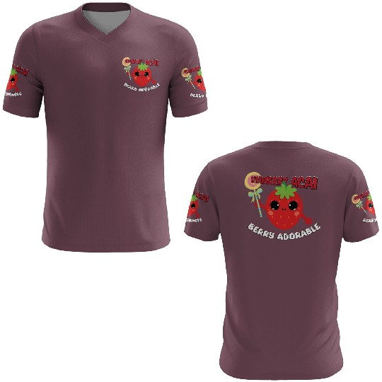 Strawberry Acai Berry Adorable Cute 3D T Shirts