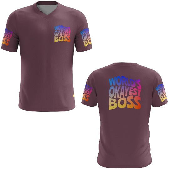 World s Okayest Boss 3D T Shirts