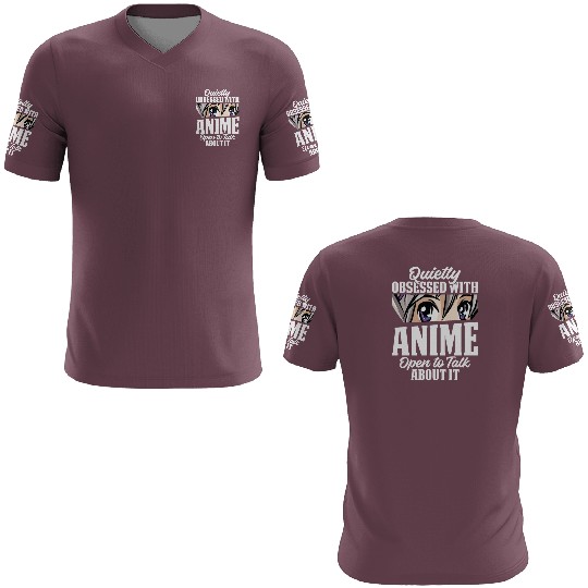 Quietly Obsessed With Anime Japanese Otaku Anime E 3D T Shirts