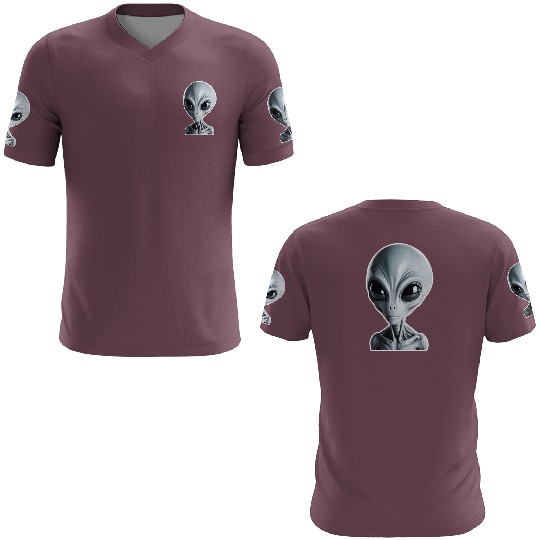 Grey Alien 3D T Shirts