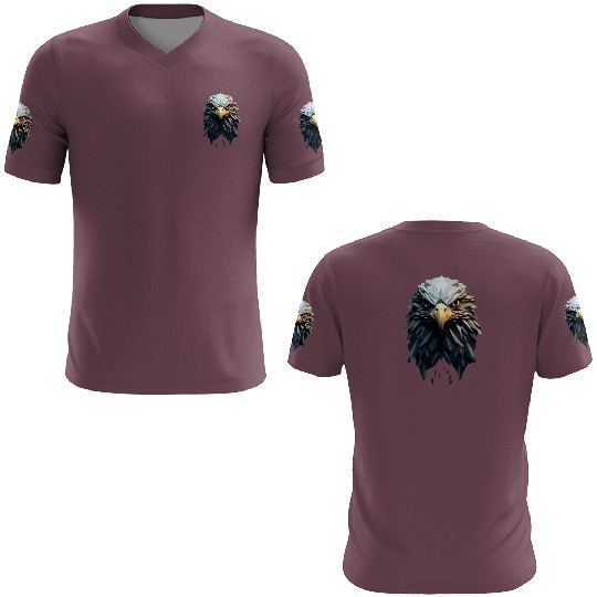 Geometric Eagle Animation 3D T Shirts