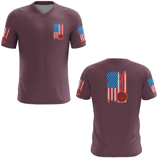 Banjo 4th Of July USA 3D T Shirts