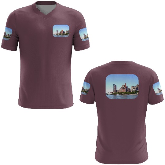 Manhattan NY - Manhattan Skyline on a Clear Day 3D T Shirts