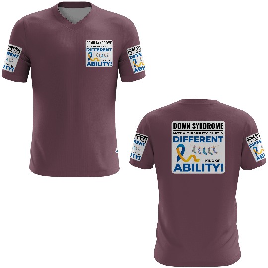 Down Syndrome Awareness Different Ability 3D T Shirts