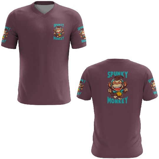 Spunky Monkey 3D T Shirts