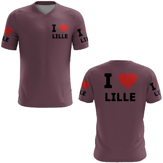 I Love Lille France 3D T Shirts
