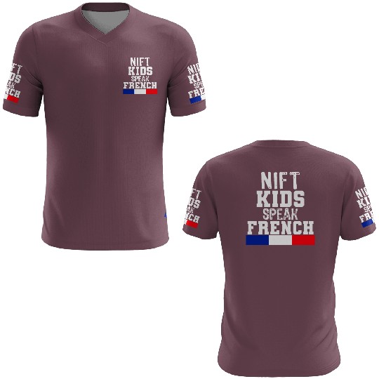 Nift Kids Speak French language Gift for France 3D T Shirts