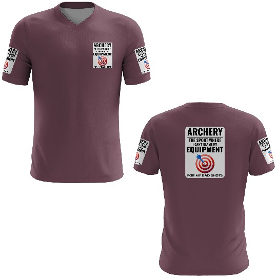 Archery Targets Archer Bullseye Shooting Sport 3D T Shirts