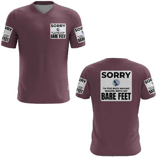 Barefoot Water Skiing Extreme Sports Barefooting 3D T Shirts