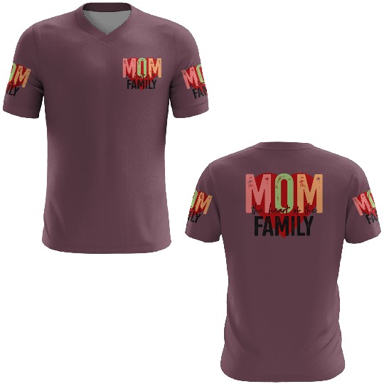 MOM The Heart of Family Gift 3D T Shirts