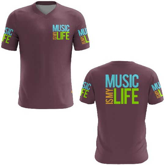 Music Is My Life Party Club Concert Sound Love 3D T Shirts