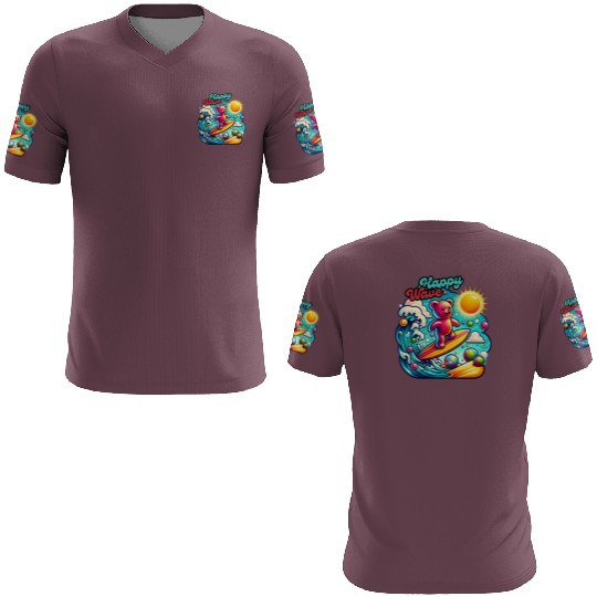 Happy Wave: Surfing Teddy Adventure 3D T Shirts