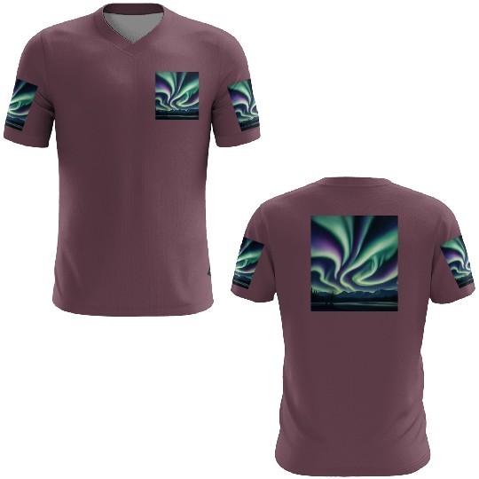 ultra realistic northern lights 3D T Shirts