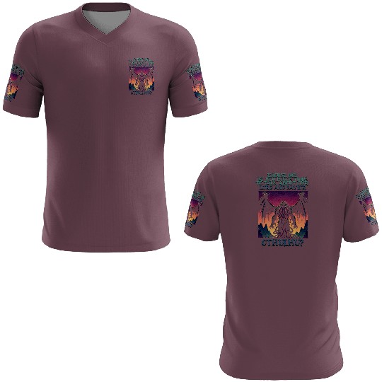 Lord & Savior Cthulhu Cult Lovecraft Necronomicon 3D T Shirts