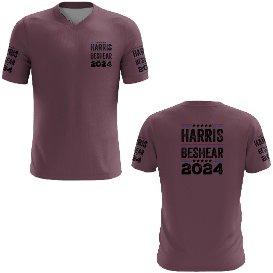 Kamala Harris Beshear 2024 US Election Democrat 3D T Shirts