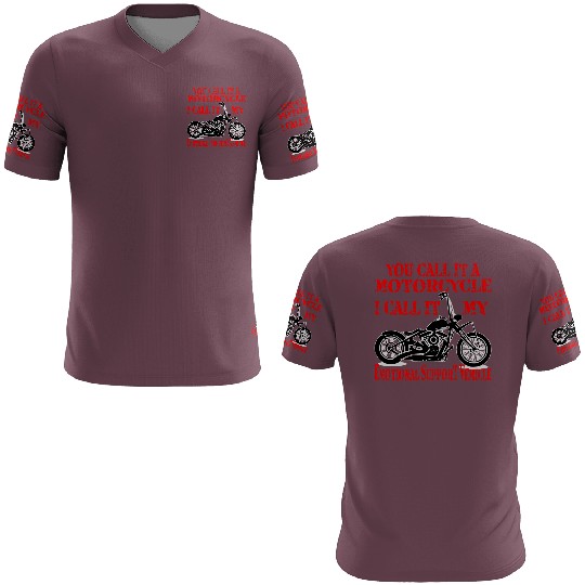 Emotional Support Motorcycle LIKE US ON FACEBOOK 3D T Shirts