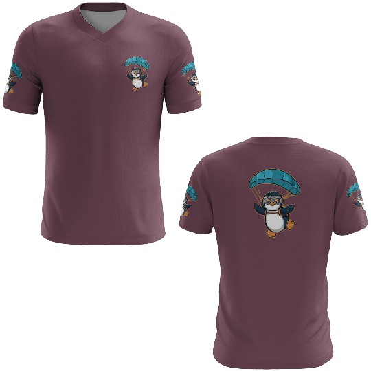 Skydiving Penguin Adventure 3D T Shirts