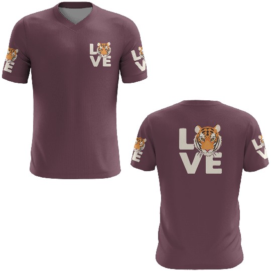 Tiger Love Nature Lover Safari Wildlife Animal 3D T Shirts