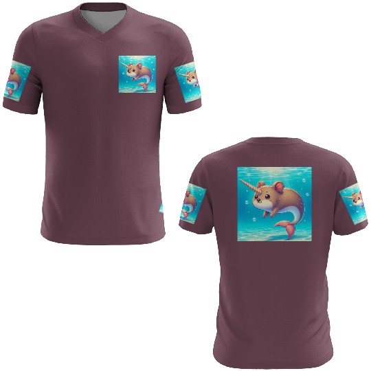 The narwhal-qoukka 3D T Shirts