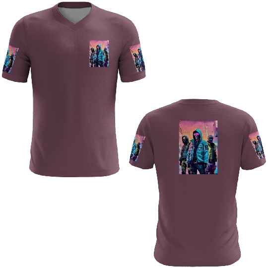 Cyberpunk Vigilantes 3D T Shirts