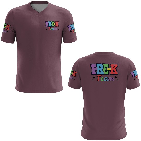 Pre-K Team - Preschool Teacher 3D T Shirts