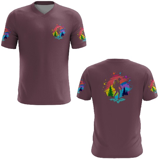 Hiking Solo Summit 3D T Shirts