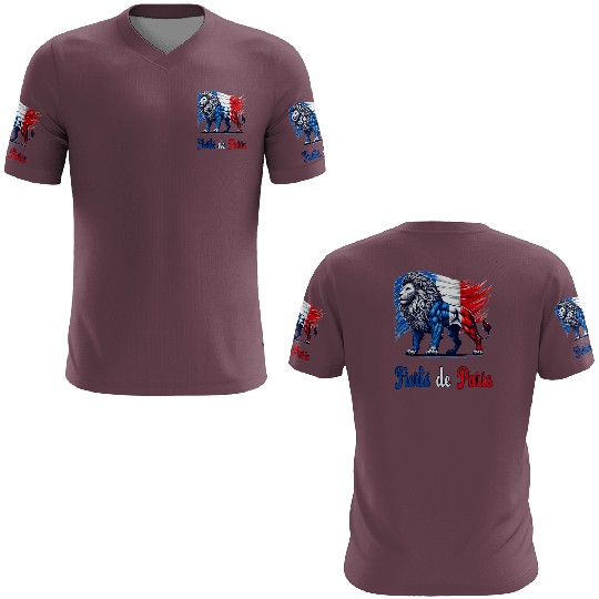 The pride of Paris flag design 3D T Shirts