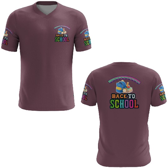 Back to school colorful design. 3D T Shirts
