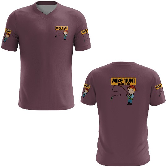 Mike Hunt Smells Like Fish 3D T Shirts