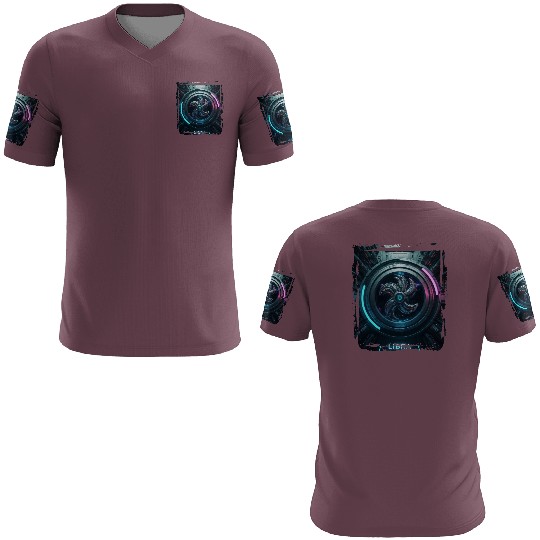 Zodiac sign Libra in cyberpunk era Future 3D T Shirts