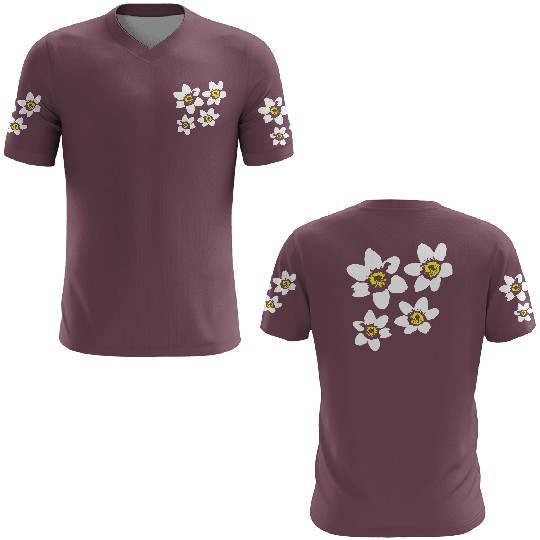 Beautiful White Daisies Flowers Spring Summer Fun 3D T Shirts