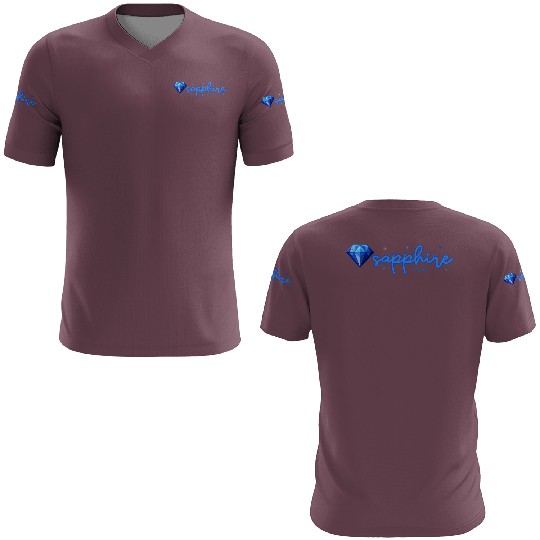 Sapphire gemstone jewel 3D T Shirts