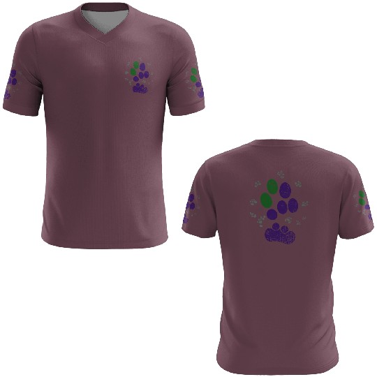 AroAce Cat Paw Prints 3D T Shirts