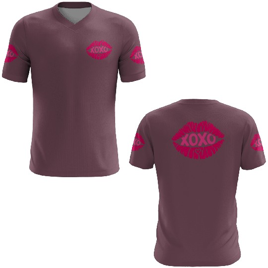 XOXO Valentine Sublimation 3D T Shirts