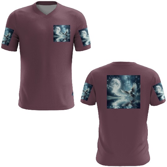 Moon & Stars with Dove 3D T Shirts