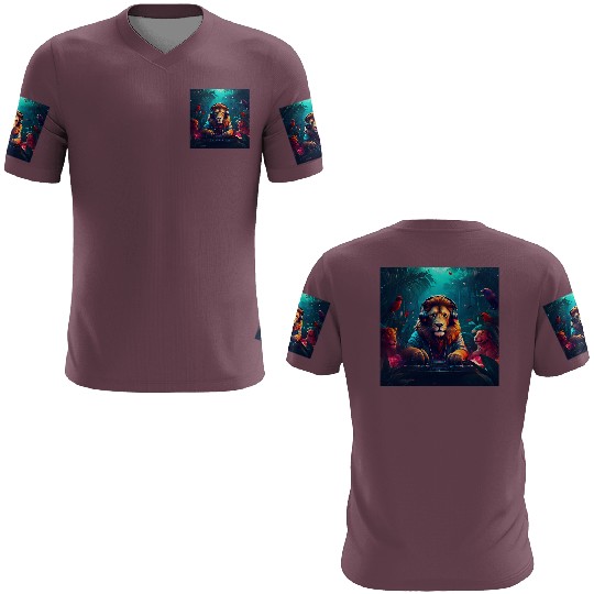 The Lion Dj 3D T Shirts