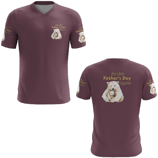 Our First Father's Day Together - Polar Bear 3D T Shirts