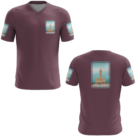 Vieste Lighthouse Italy 3D T Shirts