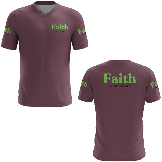 Faith over fear Green 3D T Shirts
