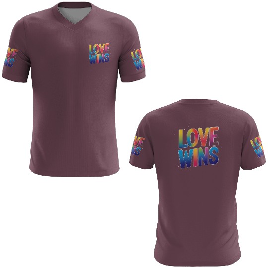 Love Wins Rainbow Script 3D T Shirts – Pride Month 3D T Shirts