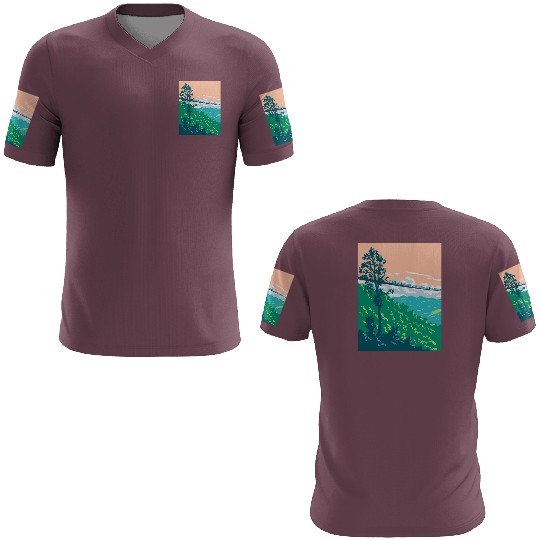 Great Smoky Mountains National Park Gatlinburg WPA 3D T Shirts