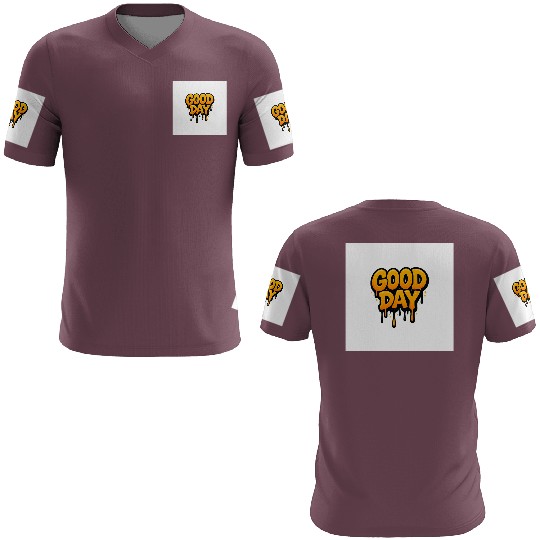 Graffiti Style Good Day Text Design 3D T Shirts