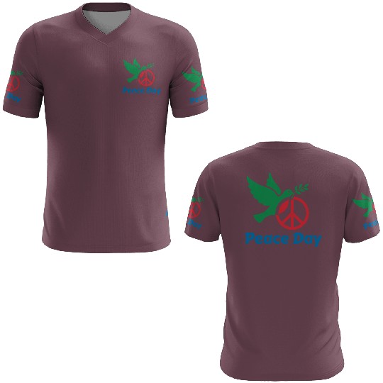 Peace Day Dove with Olive Branch 3D T Shirts