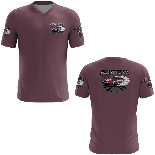 Patriotic American Muscle Car 3D T Shirts