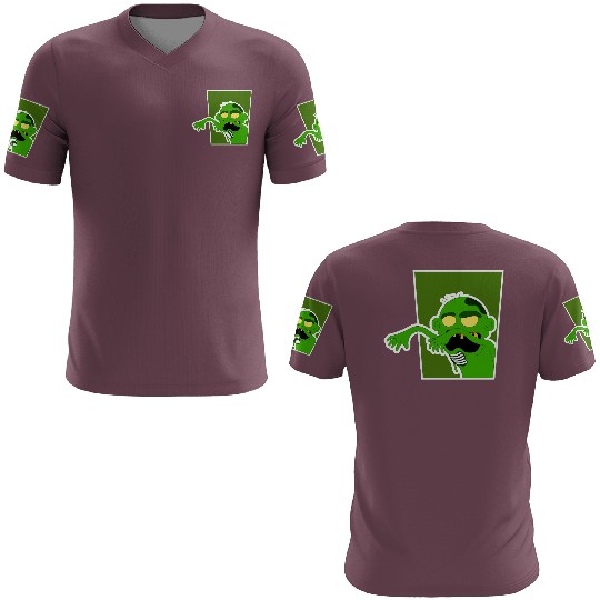 Grotesque Zombie Cartoon Design 3D T Shirts