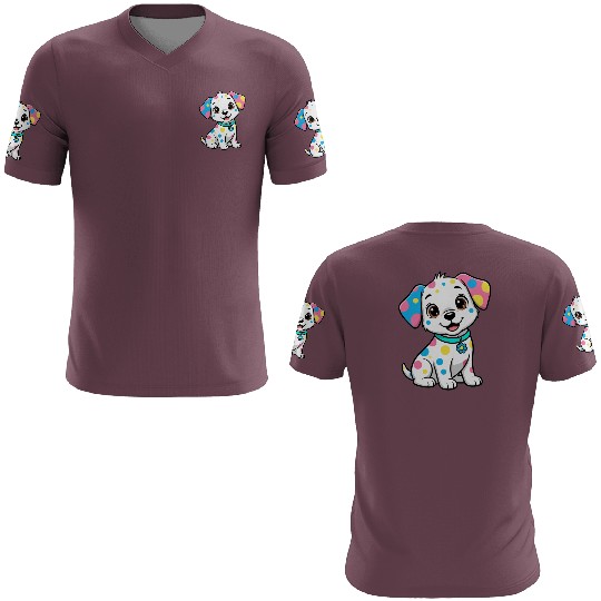 Colorful Puppy Design 3D T Shirts