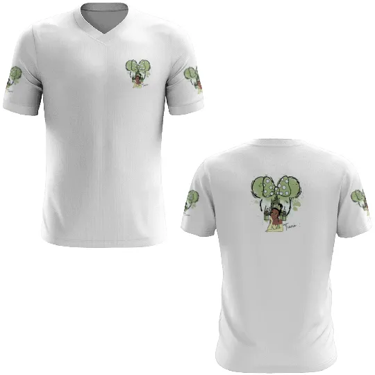 Princess Tiana 3D T Shirts, Disney Tiana Princess 3D T Shirts, Disney Princess 3D T Shirts, Tiana 3D T Shirts, Disney Girl 3D T Shirts