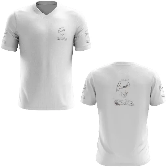 Vintage Bambi and Friends 3D T Shirts, Disney Bambi 3D T Shirts, Disneyland 3D T Shirts