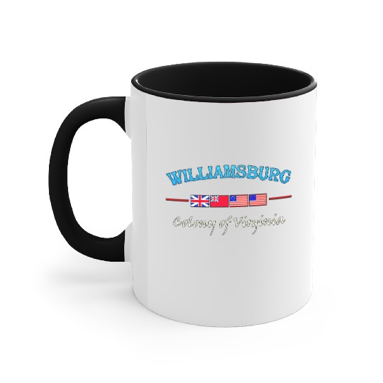 Williamsburg Virginia Tourist And History Accent Mugs