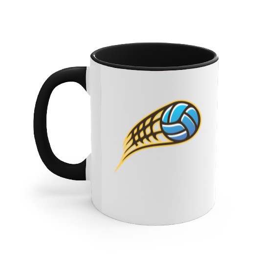 Volleyball Accent Mugs